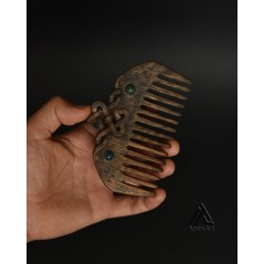 شانه چوبی طرح گره