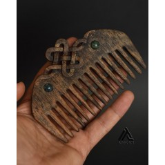 شانه چوبی طرح گره