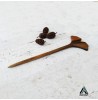 پین مو چوبی طرح برگ