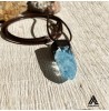 گردنبند رزینی طرح یخی