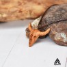 گردنبند چوبی طرح جمجمه گاو