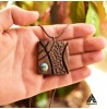 گردنبند چوبی طرح مارسل