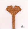 گیره مو چوبی طرح برگ