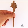 گیره مو چوبی طرح کاج
