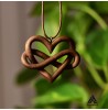 گردنبند چوبی قلب بینهایت