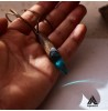 ست دستبند و گردنبند چوبی و رزینی طرح شفق