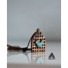 گردنبند چوبی طرح مرغ آمین