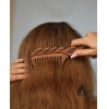 شانه چوبی منتبکاری شده طرح شمیم