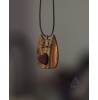 گردنبند چوبی طرح گربه ملوس