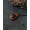 گردنبند چوبی طرح افسون