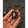 گردنبند چوبی طرح جوانه