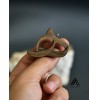 گردنبند چوبی طرح ه دو چشم