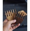 شانه چوبی طرح شبنم