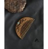 شانه چوبی طرح کمند