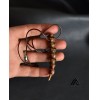 گردنبند چوبی طرح شاخ قوچ