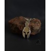گردنبند استیل طرح کلاخود گلادیاتور