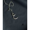 گردنبند استیل طرح حرف ع
