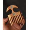 شانه چوبی طرح کمان