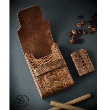 جا سیگاری چرمی مدل سومار