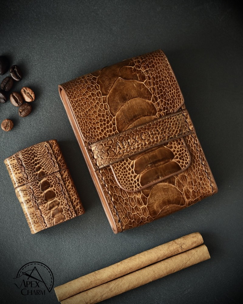 جا سیگاری چرمی مدل سومار