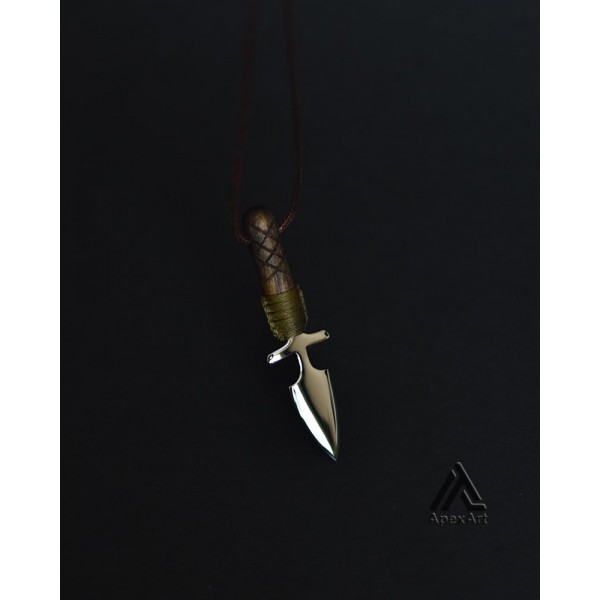 گردنبند استیل طرح نیزه سرخپوستی