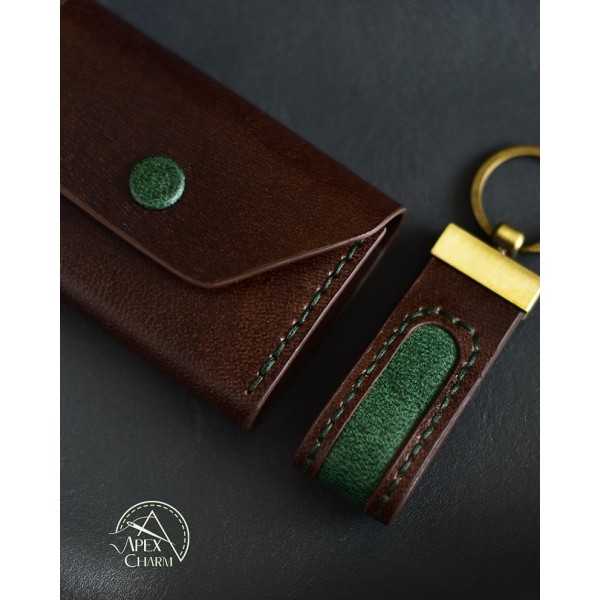 ست جاکلیدی و جاکارتی چرم