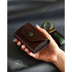 ست جاکلیدی و جاکارتی چرم