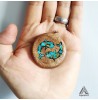 گردنبند فیروزه کوبی طرح ماهی