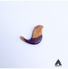 گردنبند چوب و رزین طرح مرغ آمین
