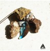 گردنبند چوب و رزین طرح اسپاد