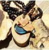 گردنبند چوبی طرح روباه