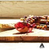 گردنبند چوب و رزین طرح ماهی